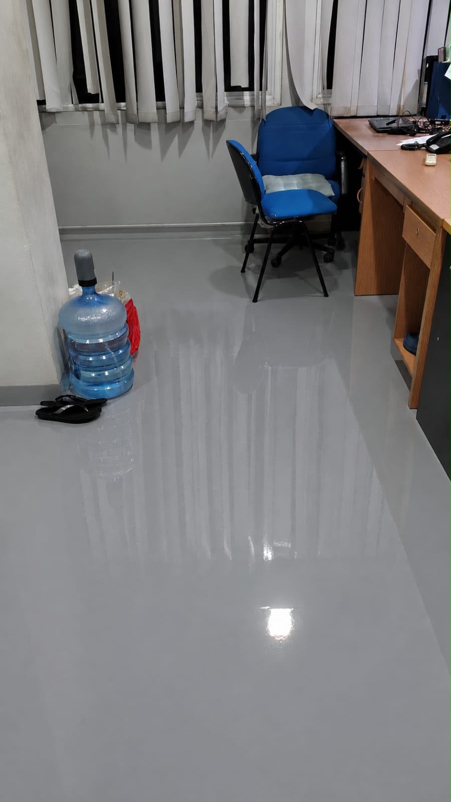 Referensi lantai epoxy area kantor