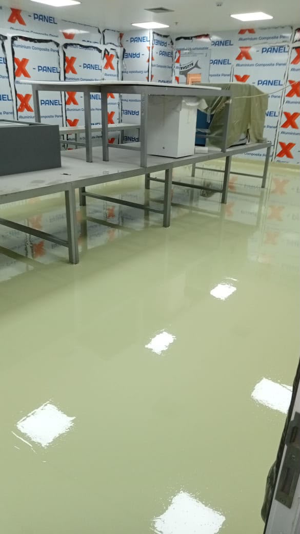 Industrial epoxy flooring