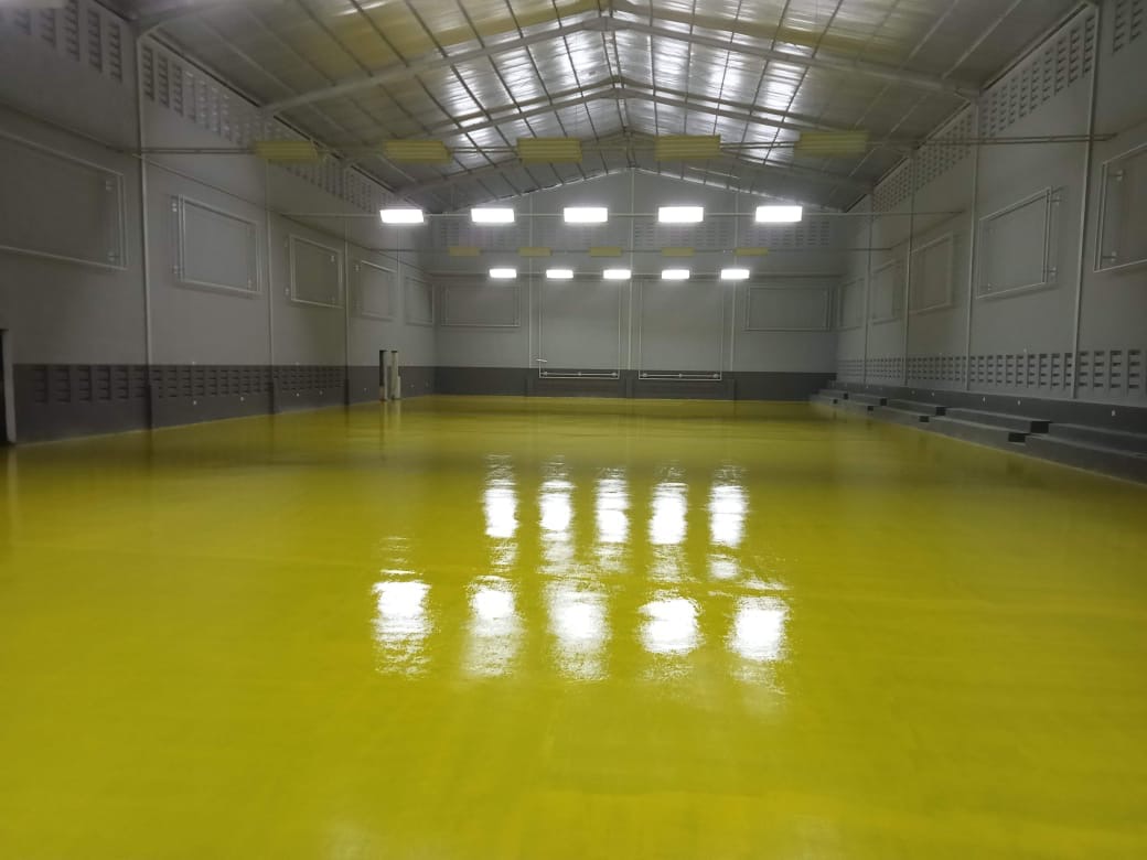 Epoxy flooring gudang Gemilang Epoxy